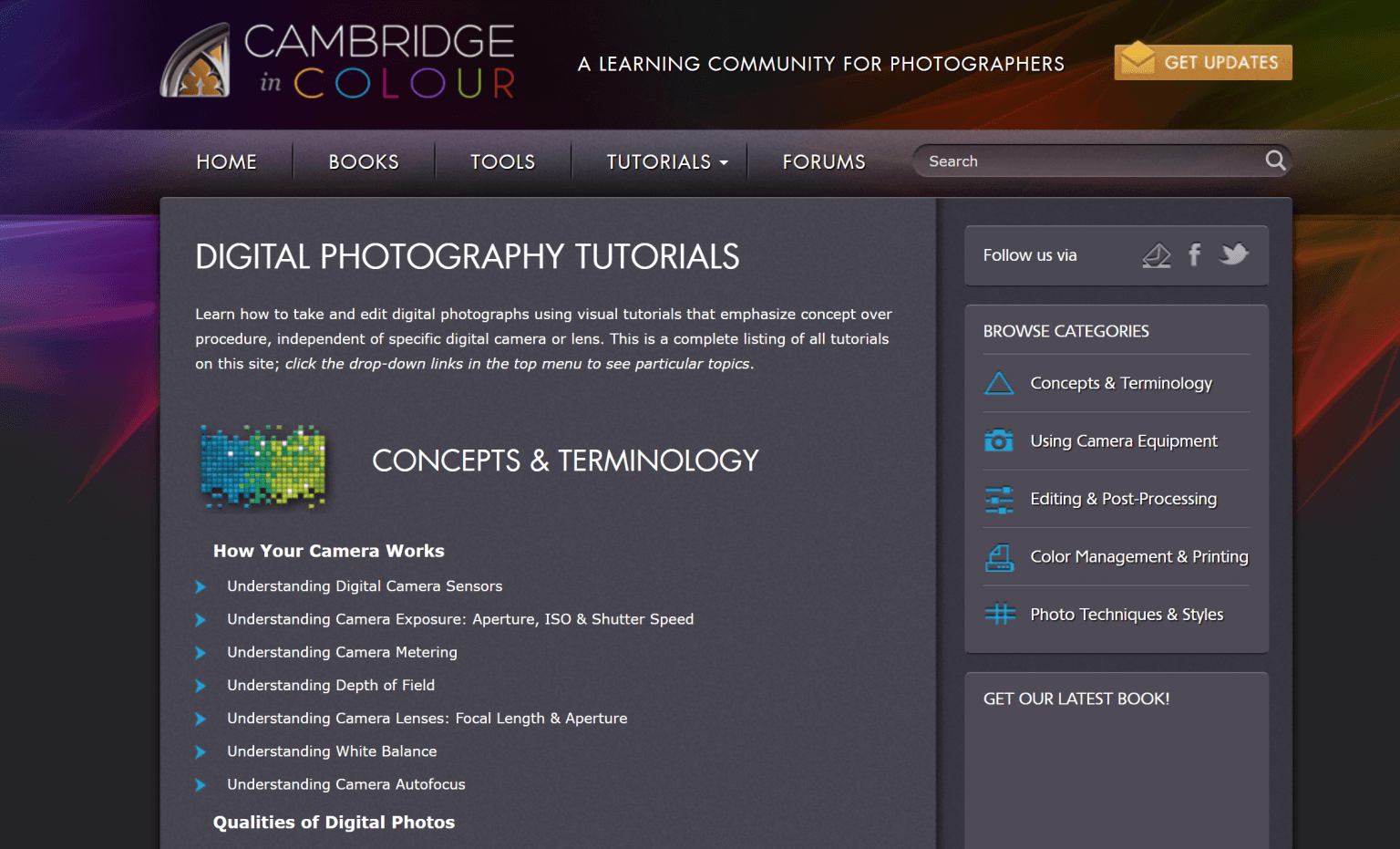 Cambridge in Color: Digital Photography Tutorials