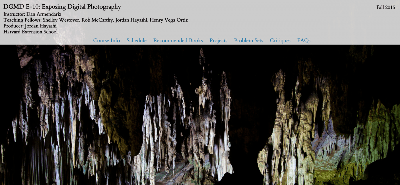Harvard’s Digital Photography Course